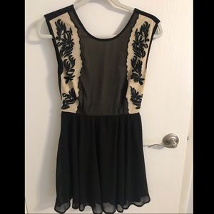 Urban Outfitters backless black dress